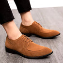 Scarpe Eleganti Uomo Stile Camoscio Veneto